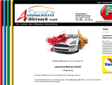 Tablet Screenshot of lackiererei-biersack.de